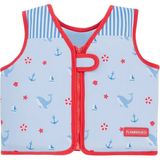 Flamingueo Neopren Yüzme Yardımcı Yeleği Dolphin - Mavi - 3 - 6 Yaş