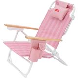 Flamingueo Soğutucu Cepli Plaj Sandalyesi Echo Pink - Geometrik - 1