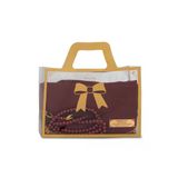 Flamlı Eşarp (96X96 Cm) + Tesbih Hediye Seti (Bordo)