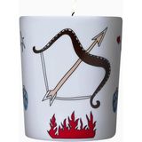 Flammes Sagittarius Pompons Jaunes 300 G Limoges Porselen Mum