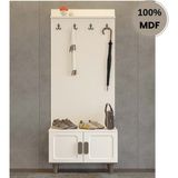 Flances Manolya Mdf Mdf Ayaklı Tasarım Askılıklı Portmanto Ayakkabılık - Aytaşı