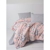 Flanel Nevresim Takımı Çift Kişilik Petit Pudra - Renkli - 100 x 120 cm