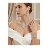 Flaner Paris Accessorize Delphine-Göz Kamaştıran Kristal Taşlı Kadın Kolye – Özel Gün ve Abiye Kombinleri İçin Şık Takı