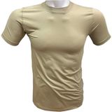 Flaş Kum Rengi Microfiber Kısa Kol Termal Tişört - XL