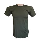 Flaş Tactical Erkek Microfiber Tişört Kısa Kol Micro Askeri Malzeme T-shirt (M, Haki)