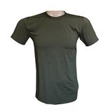 Flaş Tactical Erkek Microfiber Tişört Kısa Kol Micro Askeri Malzeme T-shirt (XL, Haki)