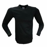 Flaş Tactical Erkek Microfiber Tişört Uzun Kol Micro Askeri Malzeme T-shirt (S, Siyah)