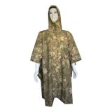 Flaş Tactical Erkek Yeni Tip TSK Kamuflaj Panço Yağmurluk