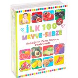 Flash Kart İlk 100 Meyveler Eğitici Kartlar -1765