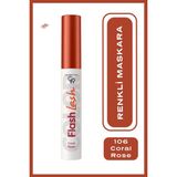 Flash Lash Colored Mascara No:06 Coral Rose - Renkli Maskara - 8691190515775