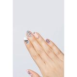 Flash Tattoos Leoparlı Yapraklı Tırnak Dövmesi - Tırnak Tattoo - Nail Art - Tırnak Sticker