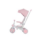 Flashy baby Bebelux Katlanabilir Ve Denge Bisikleti Özeliğine Sahip Üç Tekerlekli Bebek Ve Çocuk Bisikleti Pembe
