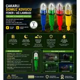 Flaşörlü Fotoselli Su Geçirmez Pilli Yabani Hayvan Kovucu Ve Balıkçı Ağ Şamandırası (2 Adet Büyük Pil İle Çalışır)
