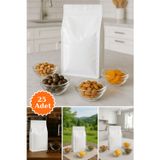 Flat Bottom Kilitli Doypack Kahve Kuruyemiş Bakliyat Kedi Kumu Yem Saklama Torbası 33X17 cm 25 Adet