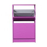 Flat Duo 2 Katlı Ayakkabılık Dolabı - Mor