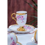 Flavia 6 Kişilik Kahve Fincan Takımı - 90 ml - Renkli