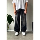 Flaw Kadın Siyah Çizgi Detay Baggy Jean M Beden Rahat Kesim Şık Tasarım