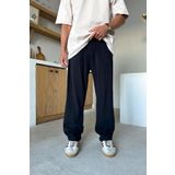 Flaw Wear Siyah Bel Lastikli Keten Pantolon