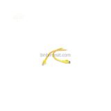 Flaxes FNK-6003S Cat6 30 cm Sarı Patch Kablo