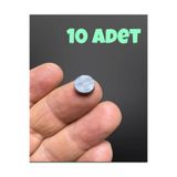 Flea Market 10 Adet Magnet & Maket & Hobi İşleri Için Mıknatıs - (10Mm X 2Mm - 1Cm Çap 2Mm Kalınlık), 10mmMKNTS-10