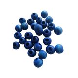 Flea Market 10 Mm Mavi Renk Ahşap Boncuk - 50 Gram (Ort ± 110-150 Adet)