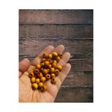 Flea Market 10 Mm Turuncu Ahşap Boncuk - 50 Gram
