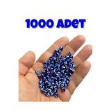 Flea Market 1000 Adet Ekonomik Paket Mercimek Nazar Boncuğu - Saç Boncuğu - Marteniçka Boncuğu