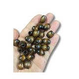 Flea Market 12x15 Mm Kahve Oval Ahşap Boncuk - 30 Adet BNCK-683