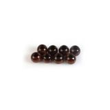 Flea Market 14Mm Cilalı Kahverengi Ahşap Boncuk 20 Gram (19-21 Adet) Makrome Boncuk, Tahta Boncuk