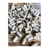 Flea Market 15Mm Ham Ahşap Kesme Boru Tipi Boncuk - 50 Adet -