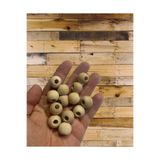 Flea Market 16 Mm Ham 100 Gr Geniş Delik Işlem Görmemiş Ahşap Boncuk