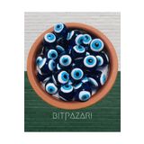 Flea Market 18 Mm Danagöz Nazar Boncuğu - Dekoratif Boncuk 20 Adet - ( Kalın Delikli ) TYC00200587690