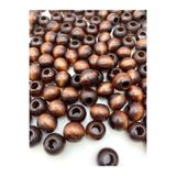 Flea Market 18Mm Kahverengi Ahşap,Tahta Boncuk - 100Gr