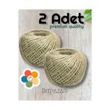 Flea Market 2 Adet 100 Gr Jüt İp - Hasır İp - Paketleme İpi, JT-011