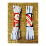 Flea Market 2 Adet Beyaz Bel Paça Don Lastiği (Yuvarlak Ve Yassı) 2 X 10 Metre 2Adetlastikmix