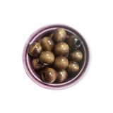 Flea Market 22 Mm Kahverengi Ahşap Boncuk (50 Gr Ort 13 Adet) Geniş Delik Çapı 8 Mm Makrome Çanta