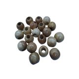 Flea Market 24 Mm Cilalı Ahşap Boncuk - (20 Adet)