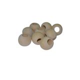 Flea Market 24 Mm Ham Ahşap Boncuk 20 Adet, SlnHam24mm