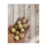Flea Market 24 Mm Ham Işlenmemiş Ahşap Boncuk - ( 20 Adet)