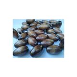 Flea Market 30 Mm Oval Ahşap Boncuk (50 Adet) Kahve