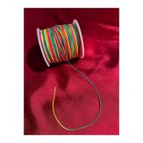 Flea Market 5 Metre Gökkuşağı Renk Paraşüt Ipi, Takı Ipi (0,80 Mm)