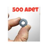 Flea Market 500 Adet Delikli Minik Mıknatıs, Magnet Mıknatısı, Maket Mıknatısı (17Mm X 3Mm)