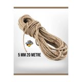 Flea Market 5mm 20 Metre Jut Halat, 5mm20metreELS