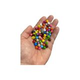 Flea Market 8 Mm Karışık Renk Plastik Boncuk (300 Adet) Dekor/Takı/Kuzu Boncuğu -