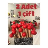 Flea Market Ahşap Baget Ritim Çubuğu 1 Çift, 1ciftBaget