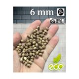 Flea Market Ahşap Boncuk 6 Mm 80 Gr (Ort. 550 Adet) Sütlü Kahve