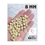 Flea Market Ahşap Boncuk 8 Mm 100 Gr Vernikli (0Rt 330-400 Adet)