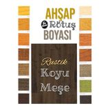 Flea Market Ahşap Rötuş Boyası - Rustik Meşe - 25Ml, Fırçalı Cam Şişede Mobilya Masa Sehpa Çizik Onarıcı Woodcolors