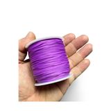 Flea Market Bileklik İpi - Paraşüt İpi - Takı İpi (1 Mm Kalınlık 100 Metre Uzunluk - 1 Makara) Prst100Mt Mor