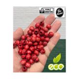 Flea Market Ekonomik Paket 1 Kilo 10mm Ahşap Boncuk Karışık Renk, Eko1KG10KırmızıOrg